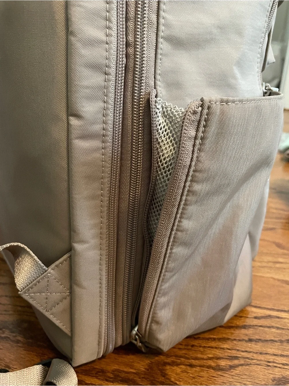 Baggallini Coastal Flip Lock Backpack in Moonrock